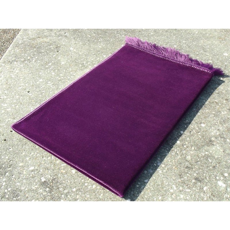 Tapis de prière velours luxe violet byzantium Al - imen