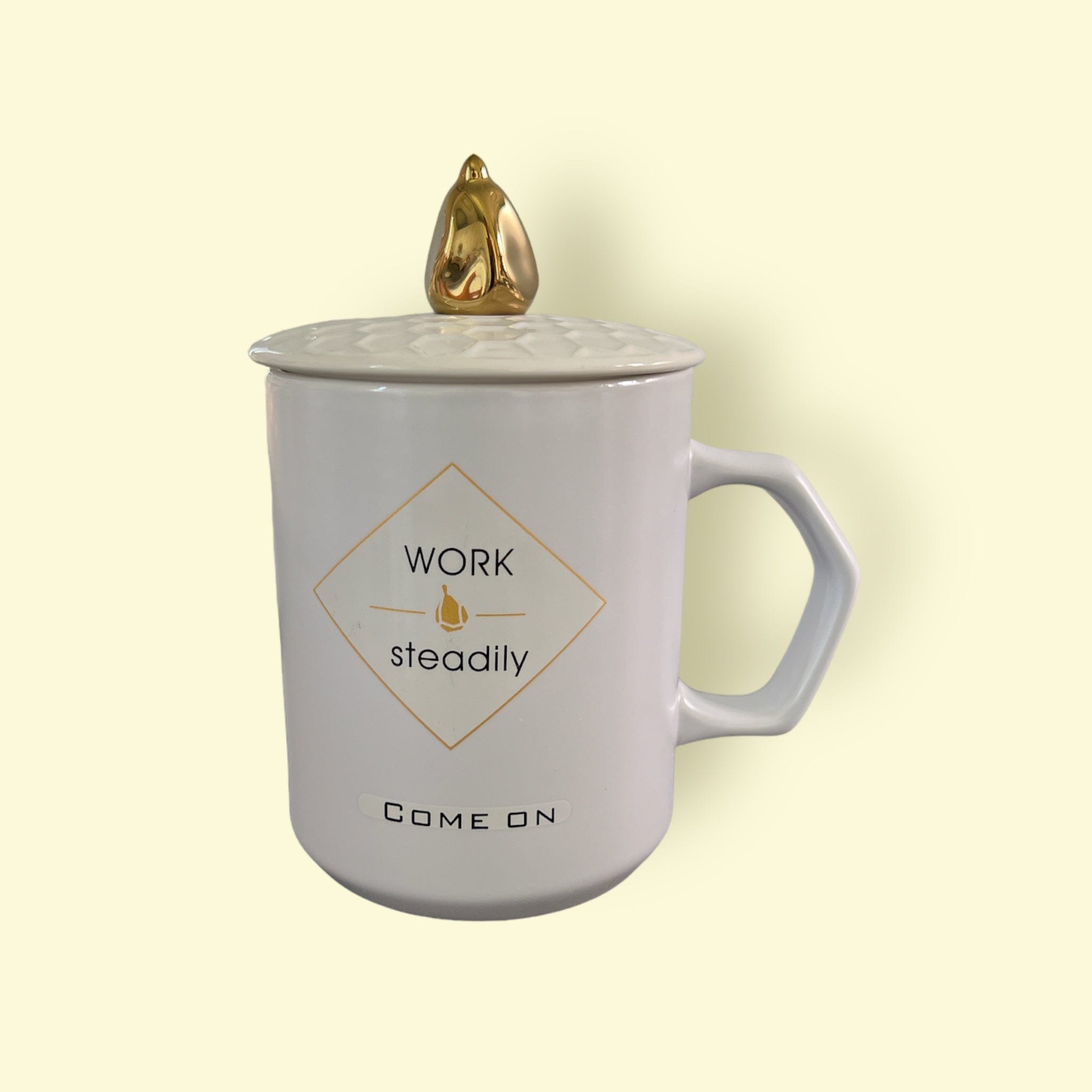 Tasse en céramique couleur pastel avec phrase motivante - Couleur Lavande - 250 ml Al-imen Décoration 9782492025389 Librairie Musulmane Al-imen