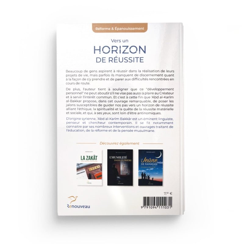 Vers un horizon de réussite - Dr 'Abd Al - Karim Bakkar Al - imen