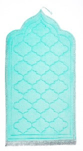 Petit tapis de prière nuage turquoise | Amani