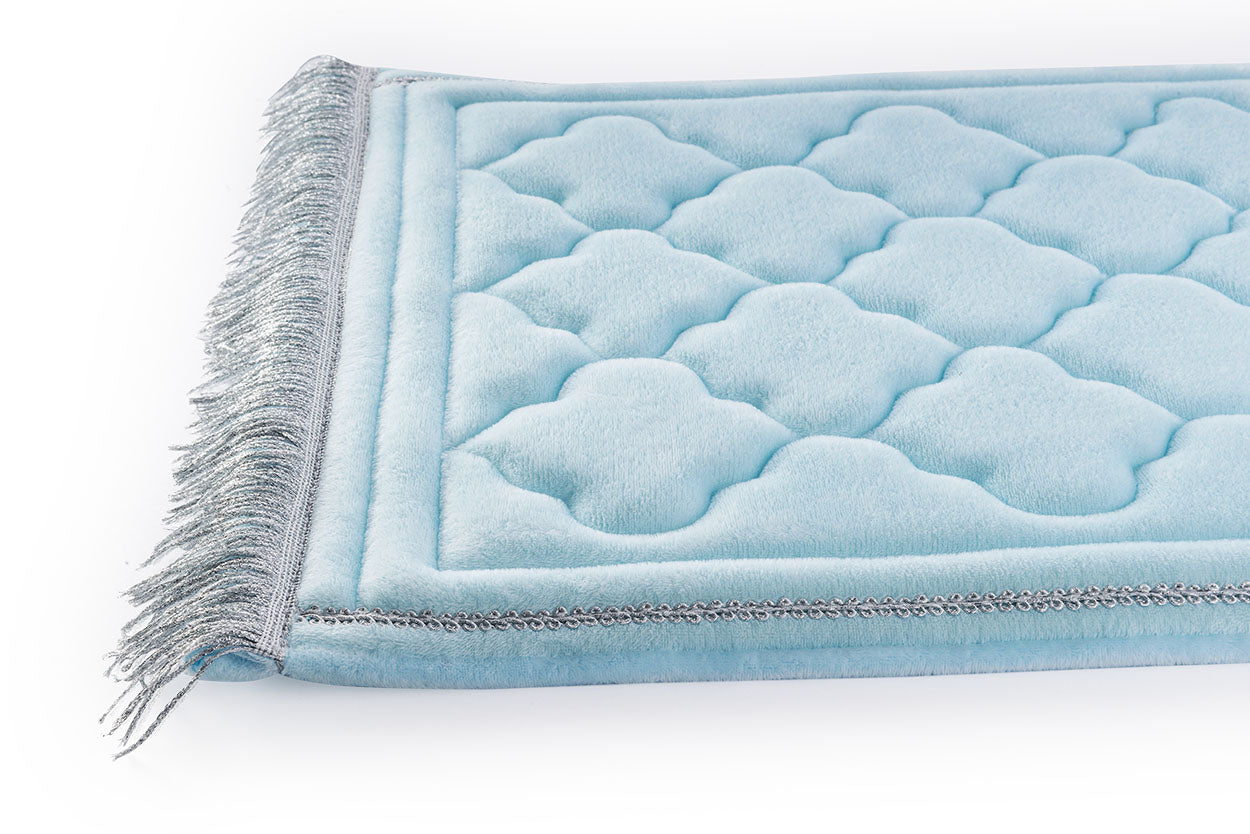 Petit tapis de prière nuage Turquoise | Amani