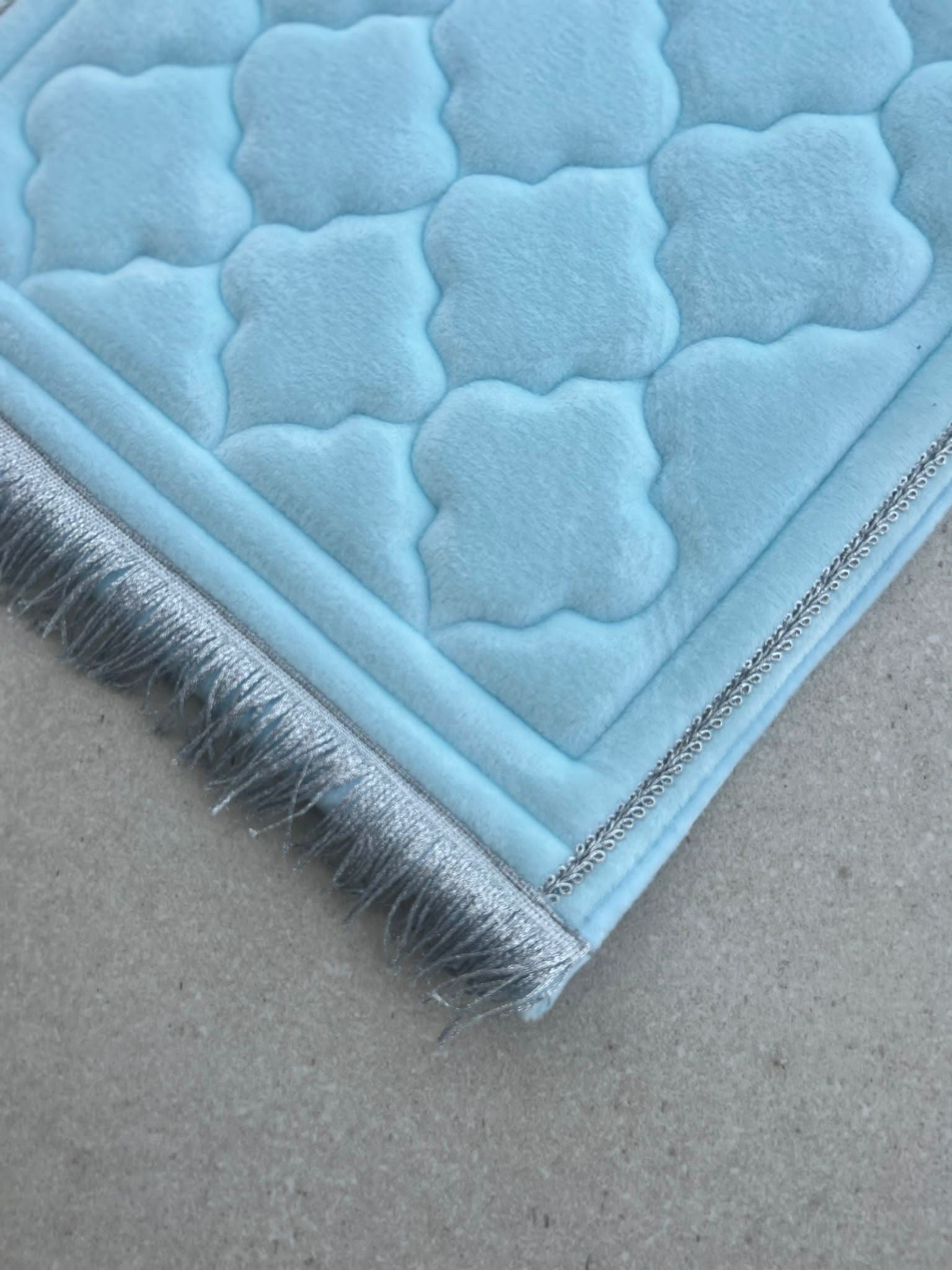 Petit tapis de prière nuage Turquoise | Amani